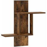  Polica na zidu Dimljeni hrast 59 x 17 x 63 cm Konstruirano drvo | shoptok.hr