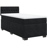 Box spring krevet s madracem crni 90x190 cm baršunasti | shoptok.hr