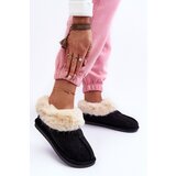 FB3 Women's Slippers With Fur Black Lanoze Cijene