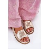 S. BARSKI Elegant Women's Sandals On Flat Heel With Decoration S.Barski | Shoptok.si