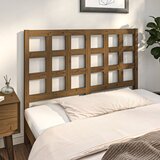  Uzglavlje za krevet boja meda 125,5x4x100 cm masivna borovina | Eponuda.ba