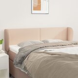 vidaXL Vzglavje z ušesi kapučino 147x23x78/88 cm umetno usnje Cene