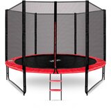 Aga SPORT PRO Trampolin 305 cm rdeča + zaščitna mreža + lestev, (21110180) Cene