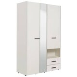 Mömax omara za oblačila leon, bela, š. 128 cm Cene