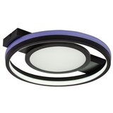 Rabalux Plafonjera Shirin, RGB, LED, Sa daljinskim, 40W, 3000-6500K, 43cm, Crno-bela Cene