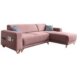 Miuform Rožnata raztegljiva/s prostorom za shranjevanje kotna sedežna garnitura Classy Sophie – | Shoptok.si