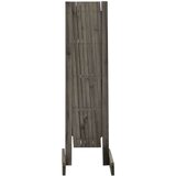  Rešetkasta ograda siva 150 x 80 cm od masivne jelovine | shoptok.hr