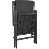  3-dijelni vrtni blagovaonski set crno-smeđi | shoptok.hr