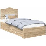 Krevetna konstrukcija s uzglavljem Sonoma hrast 70 x 190 cm | Eponuda.ba