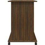  Stol za računalo boja smeđeg hrasta 80 x 50 x 75 cm drveni | shoptok.hr