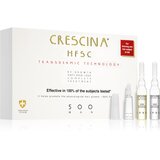Crescina Transdermic 500 Re-Growth and Anti-Hair Loss nega za spodbujanje rasti in proti izpadanju las za moške 20x3,5 ml Cene