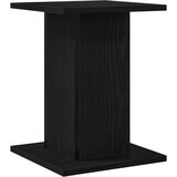 vidaXL Stojalo za rastline Črni hrast Les 30 x 30 x 40 cm | Shoptok.si