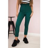 Kesi Creased trousers dark green | shoptok.hr
