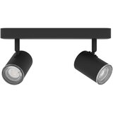 Eglo 300579 - Kupaonsko spot svetlo CONSUMA 2xGU10/5W/230V IP44 crno | Eponuda.com