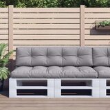  Jastuci za palete 2 kom sivi od tkanine | shoptok.hr