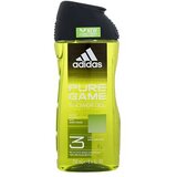 Adidas Pure Game Shower Gel 3-In-1 gel za prhanje 250 ml za moške Cene