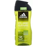 Adidas Pure Game Shower Gel 3-In-1 gel za tuširanje 250 ml za muškarce