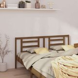  Uzglavlje za krevet boja meda 166 x 4 x 100 cm masivna borovina | shoptok.hr