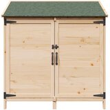  Vrtna Šupa Prirodna 106,5 x 56 x 113,5 cm Konstruirano drvo | shoptok.hr