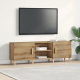 vidaXL TV omarica Trden hrast Les 150,2 x 30,3 x 50,2 cm TV omarica | Shoptok.si