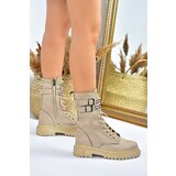 Fox Shoes Ten Suede Women's Boots With Staples Cene