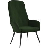  Stol za sproščanje temno zelen žamet, (20957519) | Shoptok.si