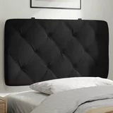 Jastuk za uzglavlje crni 90 cm baršunasti