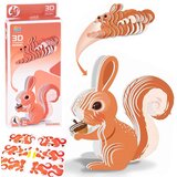  3D slagalica od kartona model VJEVERICA uradi sam DIY 35 eleZA5720 | shoptok.hr