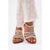 ARTIKER Women's Flat Sandals With Woven Straps | Shoptok.si