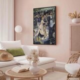  Slika - Pierre-Auguste Renoir – Le Moulin de la Galette detail of the dancers 80x120 U crnom drvenom okviru | shoptok.hr