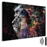  Slika - Crazy Lion (1 Part) Wide 90x60 Akustična | shoptok.hr