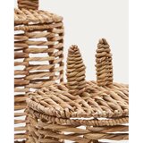 Kave Home Otroške škatle za shranjevanje v kompletu 2 ks iz vodne hijacinte v naravni barvi ø 30x50 cm Venezia – | Shoptok.si