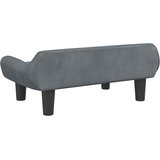  Krevet za pse tamnosivi 70x40x24 cm baršunasti | shoptok.hr