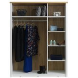 Olimp Sport Ormar MOON 162x210 bela/hrast | ePonuda.com