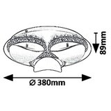 Rabalux 5050 - LED prigušiva plafonska svetiljka CAPRIANA LED/18W/230V | Eponuda.com