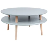 Temno siva kavna mizica UFO, Ø 70 cm