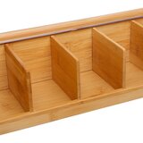 Five KUTIJA ZA ČAJ 5 ODJELJKA 36X11X9,5CM BAMBUS | shoptok.hr