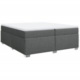  The Living Store Box spring postelja z vzmetnico temno siva 200x200 cm blago - Box Spring Postelja, (21458080) | Shoptok.si
