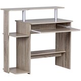 MID.YOU računalniška miza leseni material hrast sonoma | Shoptok.si
