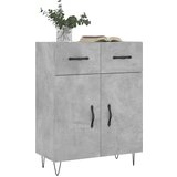  Komoda siva boja betona 69 5x34x90 cm od konstruiranog drva | shoptok.hr