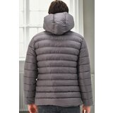 Dewberry M8658 MEN'S COAT-ANTHRACITE-2 | Shoptok.si