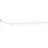 Nadstrešnica Bijela 450 x 300 x 165 cm Poliester i metal | shoptok.hr