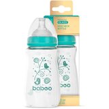 Baboo Anti-colic Glass Feeding Bottle Wide Neck staklena bočica za bebe 3m+ 250 ml | shoptok.hr