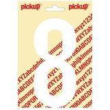 Pickup Naljepnica (Motiv: 8, Bijele boje, Visina: 150 mm) | shoptok.hr