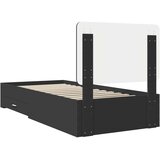  Krevetna konstrukcija Crna 75 x 190 cm Konstruirano drvo | shoptok.hr