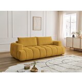 Bobochic Paris Gorčično rumena raztegljiva/s prostorom za shranjevanje sedežna garnitura 251 cm Fuji – | Shoptok.si