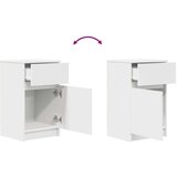 vidaXL Nočna omarica 2 kosa bela 39x35x65 cm inženirski les | Shoptok.si