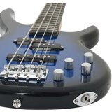 vidaXL Električna bas gitara za početnike s torbom plavo-crna 4/4 46 | shoptok.hr
