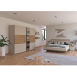 Premium Living Postelja Ellmau, Barva Hrasta, Barva Šampanjca, 180x200 | Shoptok.si