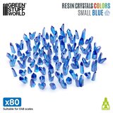 Green Stuff World Blue Resin Crystals Small | Plavi smolasti kristali mali 6–10mm (80 kom) | Eponuda.com
